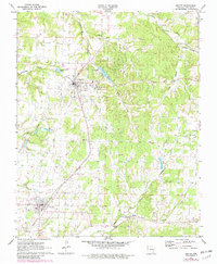 Download a high-resolution, GPS-compatible USGS topo map for Gentry, AR (1982 edition)