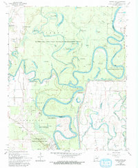 Download a high-resolution, GPS-compatible USGS topo map for Georgetown, AR (1993 edition)