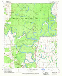 Download a high-resolution, GPS-compatible USGS topo map for Georgetown, AR (1970 edition)