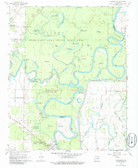 Download a high-resolution, GPS-compatible USGS topo map for Georgetown, AR (1986 edition)