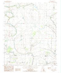 Download a high-resolution, GPS-compatible USGS topo map for Gieseck, AR (1985 edition)