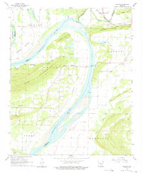 Download a high-resolution, GPS-compatible USGS topo map for Gleason, AR (1975 edition)