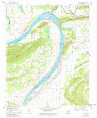 Download a high-resolution, GPS-compatible USGS topo map for Gleason, AR (1982 edition)