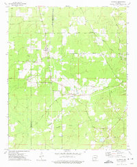 preview thumbnail of historical topo map of Lincoln County, AR in 1973