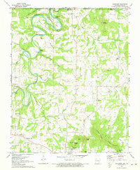 Download a high-resolution, GPS-compatible USGS topo map for Grandview, AR (1973 edition)