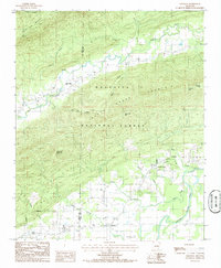Download a high-resolution, GPS-compatible USGS topo map for Gravelly, AR (1986 edition)