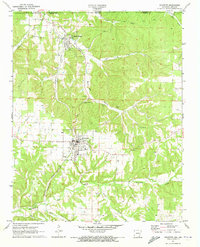 Download a high-resolution, GPS-compatible USGS topo map for Gravette, AR (1973 edition)