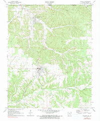 Download a high-resolution, GPS-compatible USGS topo map for Gravette, AR (1990 edition)