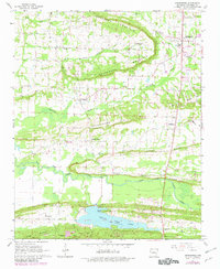 Download a high-resolution, GPS-compatible USGS topo map for Greenbrier, AR (1982 edition)