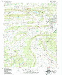 preview thumbnail of historical topo map of Greenwood, AR in 1987