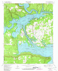 Download a high-resolution, GPS-compatible USGS topo map for Greers Ferry, AR (1982 edition)