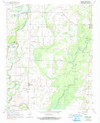 Download a high-resolution, GPS-compatible USGS topo map for Gregory, AR (1990 edition)