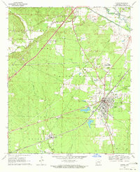 preview thumbnail of historical topo map of Gurdon, AR in 1970