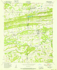 Download a high-resolution, GPS-compatible USGS topo map for Hackett, AR (1951 edition)