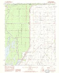 Download a high-resolution, GPS-compatible USGS topo map for Half Moon, AR (1984 edition)