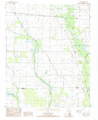 Download a high-resolution, GPS-compatible USGS topo map for Hamlin, AR (1985 edition)