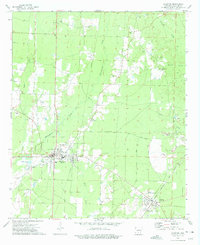 Download a high-resolution, GPS-compatible USGS topo map for Hampton, AR (1975 edition)
