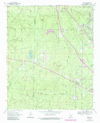 Download a high-resolution, GPS-compatible USGS topo map for Hardin, AR (1984 edition)