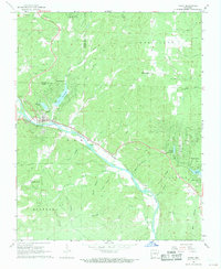 Download a high-resolution, GPS-compatible USGS topo map for Hardy, AR (1969 edition)