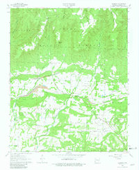 preview thumbnail of historical topo map of Johnson County, AR in 1963