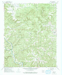 Download a high-resolution, GPS-compatible USGS topo map for Hasty, AR (1975 edition)