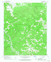 Download a high-resolution, GPS-compatible USGS topo map for Hasty, AR (1968 edition)