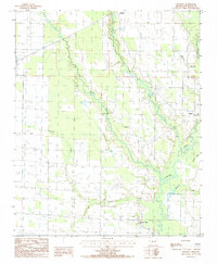 Download a high-resolution, GPS-compatible USGS topo map for Hawkins, AR (1985 edition)