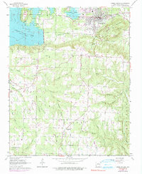 Download a high-resolution, GPS-compatible USGS topo map for Heber Springs, AR (1990 edition)