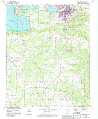 Download a high-resolution, GPS-compatible USGS topo map for Heber Springs, AR (1995 edition)