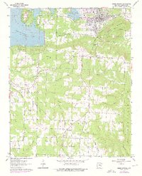 Download a high-resolution, GPS-compatible USGS topo map for Heber Springs, AR (1976 edition)