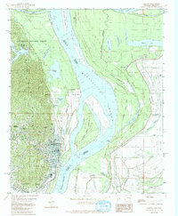 Download a high-resolution, GPS-compatible USGS topo map for Helena, AR (1982 edition)