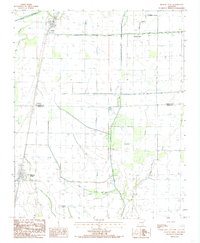 Download a high-resolution, GPS-compatible USGS topo map for Hickory Ridge, AR (1985 edition)