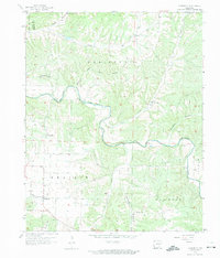 Download a high-resolution, GPS-compatible USGS topo map for Hindsville, AR (1974 edition)