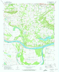 preview thumbnail of historical topo map of Pope County, AR in 1972