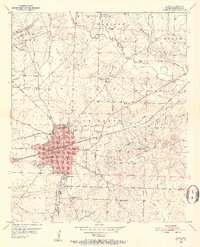 Download a high-resolution, GPS-compatible USGS topo map for Hope, AR (1952 edition)