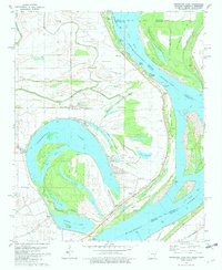 Download a high-resolution, GPS-compatible USGS topo map for Horseshoe Lake, AR (1982 edition)