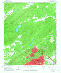 Download a high-resolution, GPS-compatible USGS topo map for Hot Springs North, AR (1967 edition)