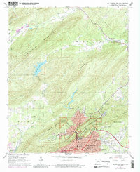 Download a high-resolution, GPS-compatible USGS topo map for Hot Springs North, AR (1989 edition)