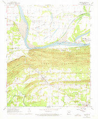 Download a high-resolution, GPS-compatible USGS topo map for Houston, AR (1973 edition)