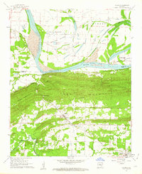 Download a high-resolution, GPS-compatible USGS topo map for Houston, AR (1962 edition)
