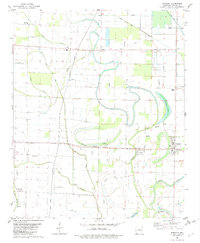 Download a high-resolution, GPS-compatible USGS topo map for Humnoke, AR (1982 edition)