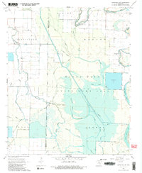Download a high-resolution, GPS-compatible USGS topo map for Humphrey SW, AR (1983 edition)