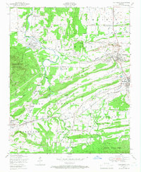 Download a high-resolution, GPS-compatible USGS topo map for Huntington, AR (1966 edition)