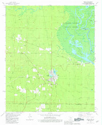Download a high-resolution, GPS-compatible USGS topo map for Huttig, AR (1981 edition)