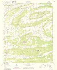 preview thumbnail of historical topo map of Logan County, AR in 1947