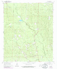 Download a high-resolution, GPS-compatible USGS topo map for Ivan, AR (1986 edition)
