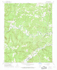 Download a high-resolution, GPS-compatible USGS topo map for Jasper, AR (1968 edition)