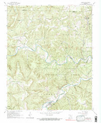 Download a high-resolution, GPS-compatible USGS topo map for Jasper, AR (1975 edition)