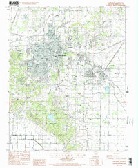 Download a high-resolution, GPS-compatible USGS topo map for Jonesboro, AR (1984 edition)