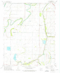 preview thumbnail of historical topo map of Crittenden County, AR in 1974